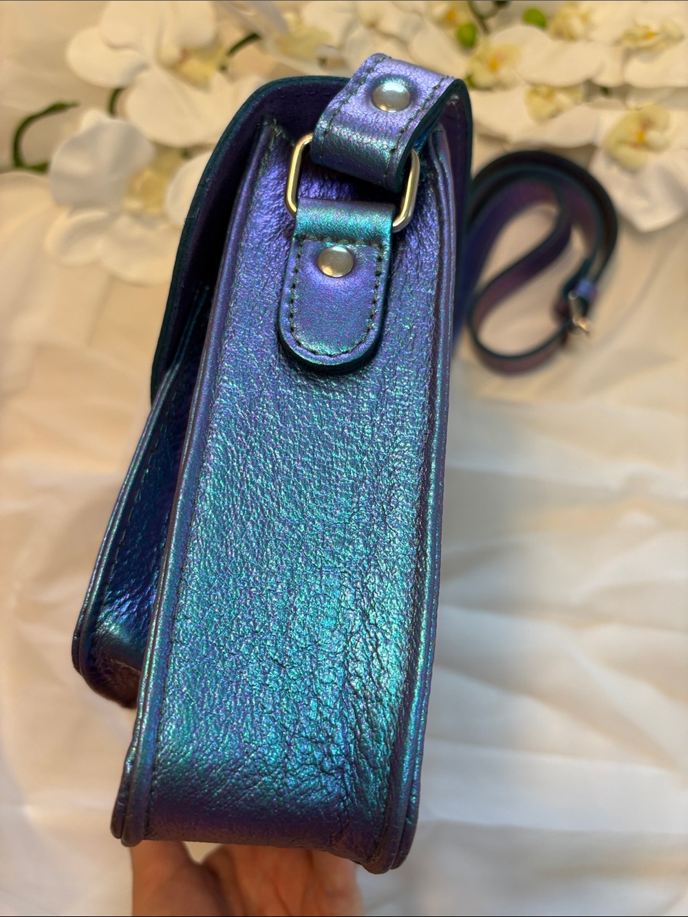 Paul Marius Beetle Mademoiselle George Satchel Crossbody Bag - Picture 3 of 10